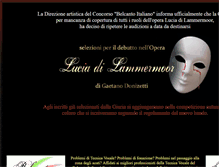 Tablet Screenshot of belcantoitaliano.com